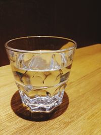 Close-up of drink on table