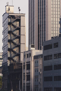 Low angle view of buildings against sky