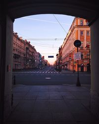 Buildings in city against sky