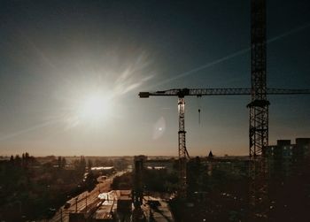 Cityscape at sunset