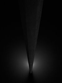 Low angle view of bridge at night