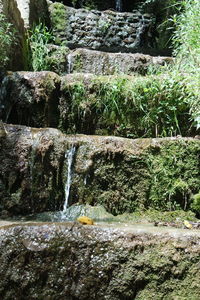 Close-up of splashing water fountain