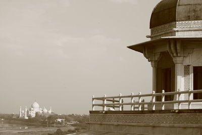 Low angle view of building against sky