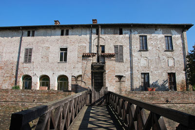 Visconteo castle in pagazzano, province of bergamo, lombardy, italy.