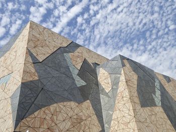 Low angle view of building against sky