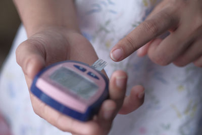 Measuring diabetic