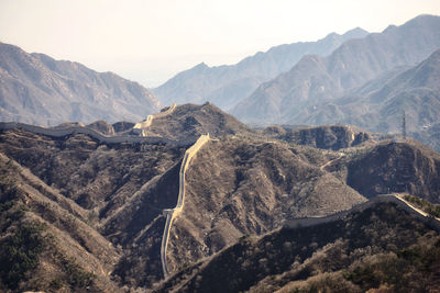 View of mountain range