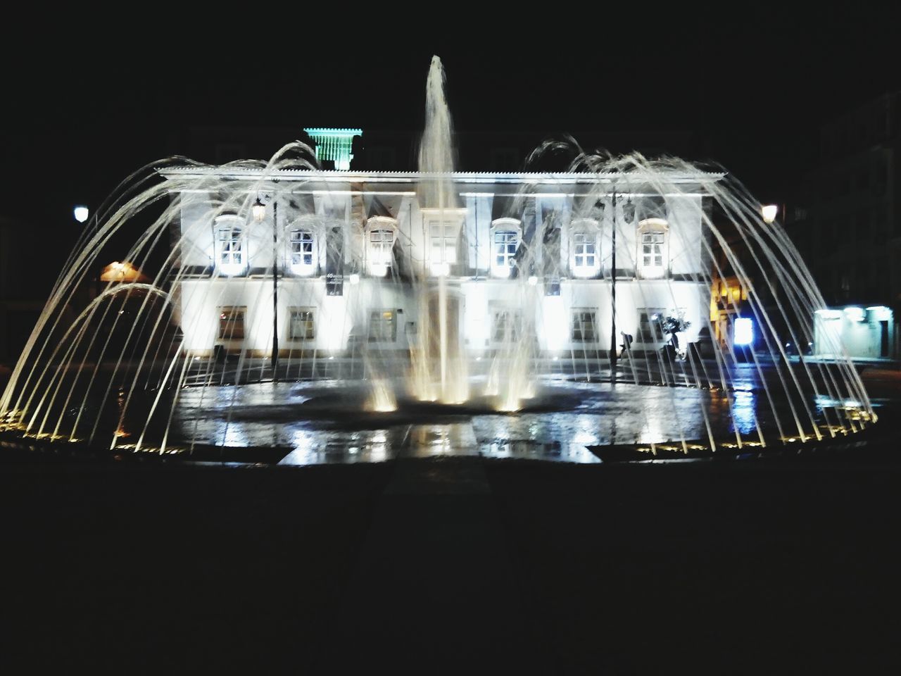 CLOSE-UP VIEW OF ILLUMINATED LIGHTS