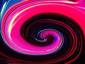 Abstract image of light trails