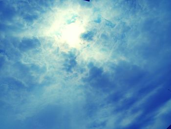 Full frame shot of blue sky