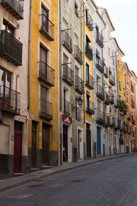 Street amidst buildings in city