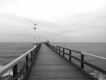 Pier on sea