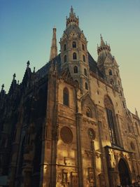 Low angle view of church