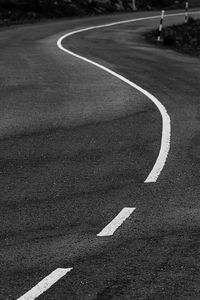 Road sign on road