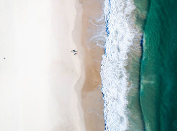 Aerial view of beach