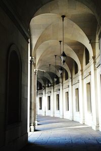 Corridor of historic building