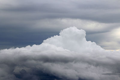 Low angle view of clouds in sky