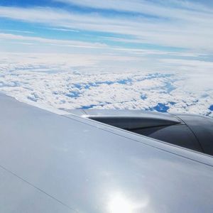 Aerial view of landscape against sky