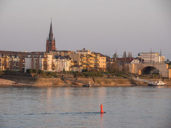 View of buildings at waterfront