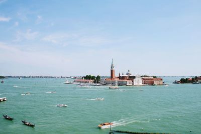 Church of san giorgio maggiore at grand canal against sky