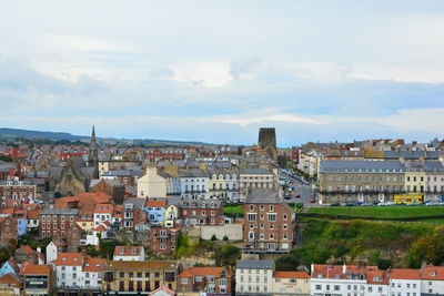 Cityscape against sky