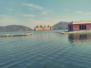 Houses in the sea