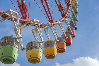 Odaiba colorful tall palette town ferris wheel named daikanransha in  tokyo. 