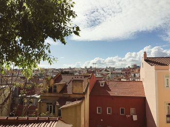 View of lisbon against sky