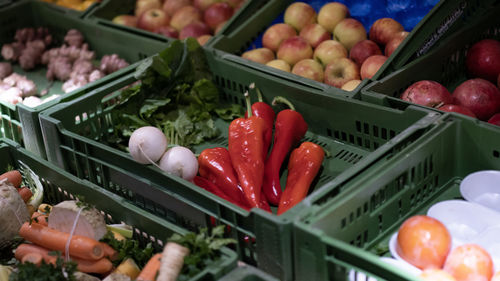 Fruits for sale in market