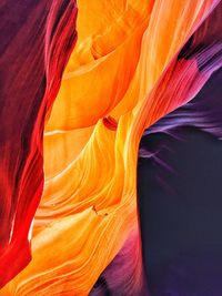 Full frame shot of multi colored rock formation