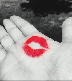 Close-up of cropped hands