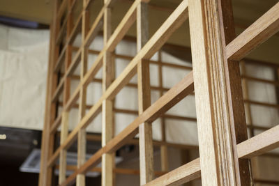 Close-up of wooden wall