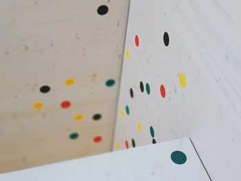 Close-up of multi colored umbrella