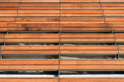 Full frame shot of wooden wall