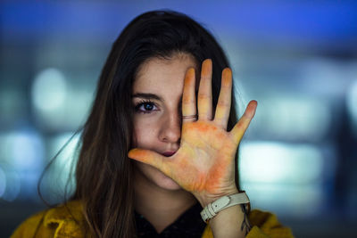 Portrait of young woman 