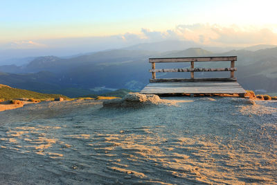 Observation point on mountain