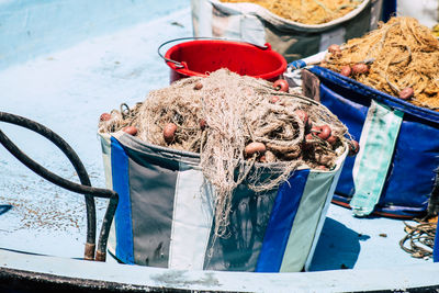 Close-up of food on barbecue grill