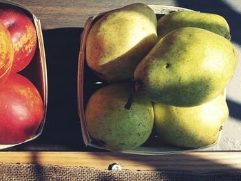 Close-up of fruits on table