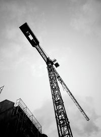 Low angle view of crane