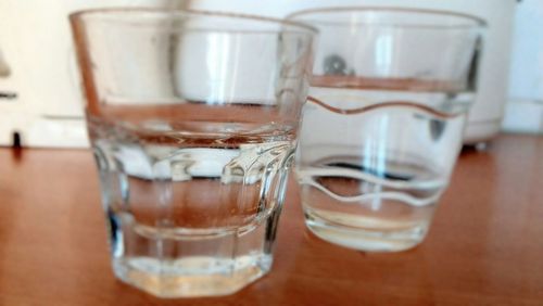 Close-up of drink on table