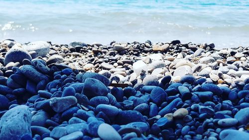 Stones on beach