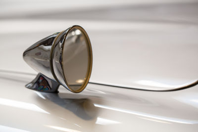 Close-up of eyeglasses on table