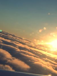 Scenic view of sky at sunset