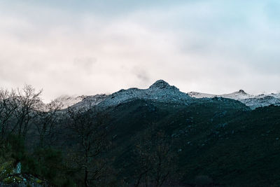 Scenic view of mountains against sky, serra do xurés