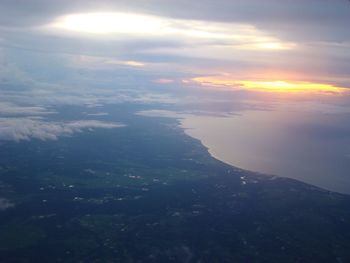 Aerial view of landscape