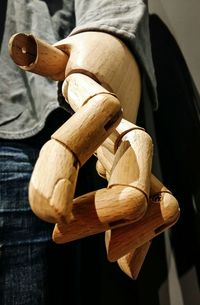 Close up of mannequin
