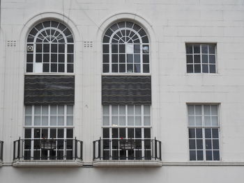 Close-up of building with windows