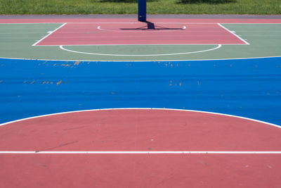 View of basketball court