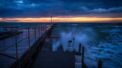 Taking out photos during rough weather.