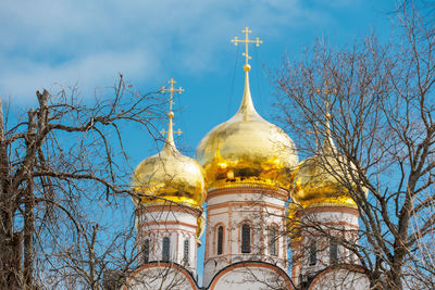 Low angle view of church against sky